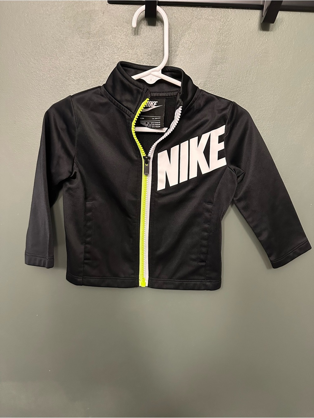Nike Kids Black Zip Up Sweatshirt